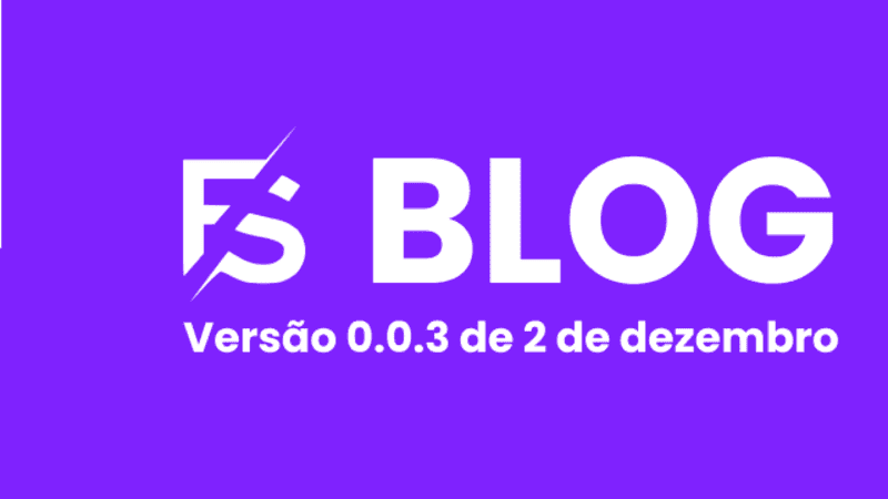 Versão 0.0.3 do blog